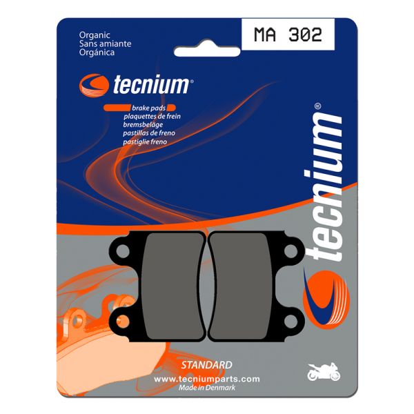 Plaquettes de frein moto Tecnium Tecnium MA302 organique
