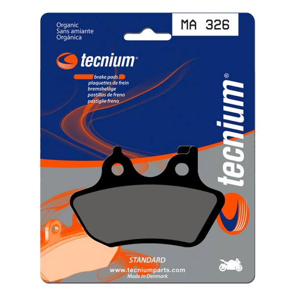 Plaquettes de frein moto Tecnium Tecnium MA326 organique