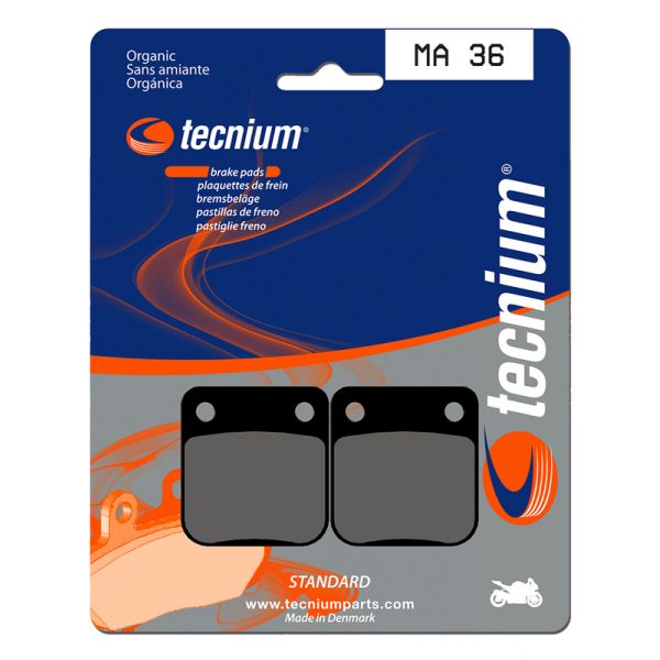Plaquettes de frein moto Tecnium Tecnium MA36 organique Plaquettes de frein moto Tecnium Tecnium MA36 organique