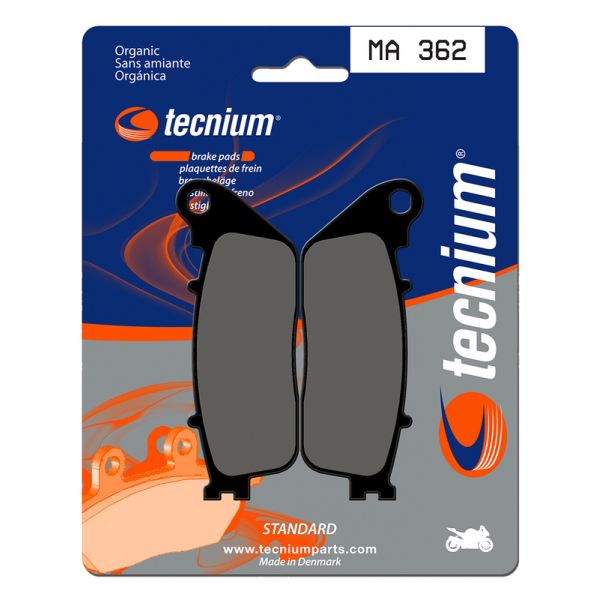 Plaquettes de frein moto Tecnium Tecnium MA362 organique