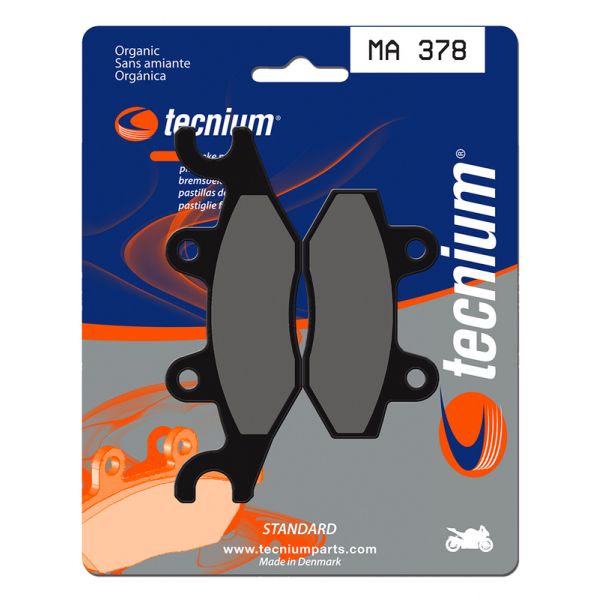 Plaquettes de frein moto Tecnium Tecnium MA378 organique