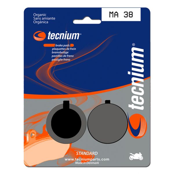 Plaquettes de frein moto Tecnium Tecnium MA38 organique