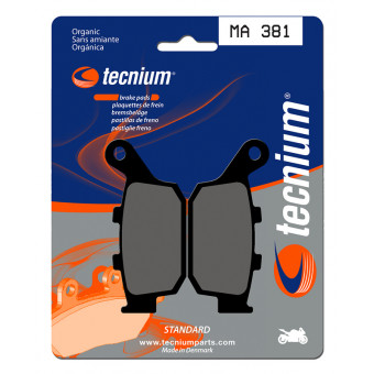 Plaquettes de frein moto Tecnium Tecnium MA381 organique
