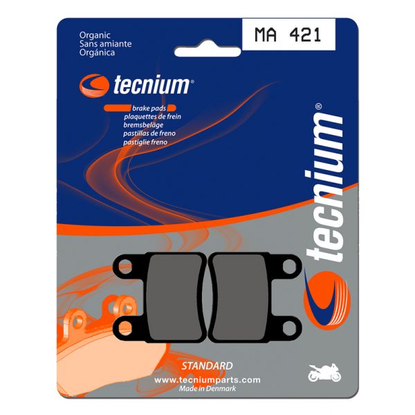Plaquettes de frein moto Tecnium Tecnium MA421 organique