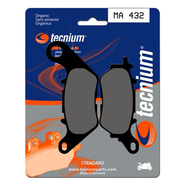 Plaquettes de frein moto Tecnium Tecnium MA432 organique