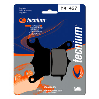 Plaquettes de frein moto Tecnium Tecnium MA437 organique Plaquettes de frein moto Tecnium Tecnium MA437 organique