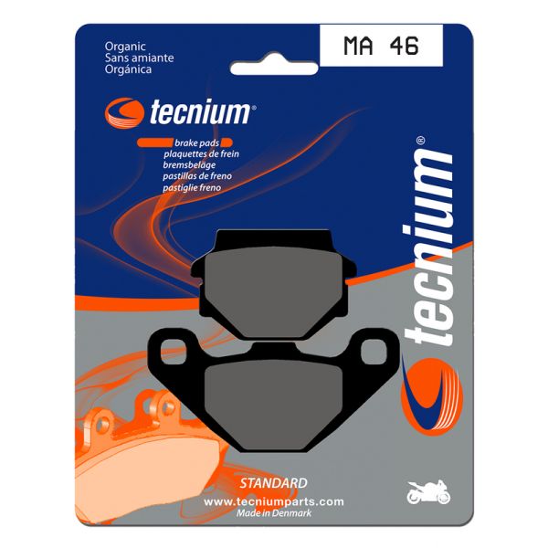 Plaquettes de frein moto Tecnium Tecnium MA46 organique