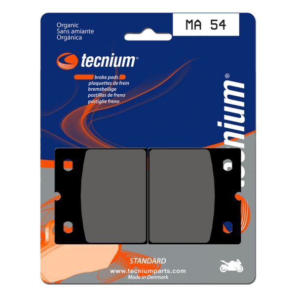 Plaquettes de frein moto Tecnium Tecnium MA54 organique