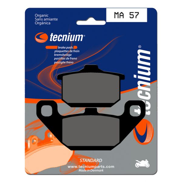 Plaquettes de frein moto Tecnium Tecnium MA57 organique