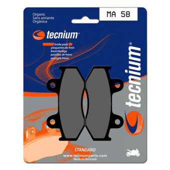 Plaquettes de frein moto Tecnium Tecnium MA58 organique