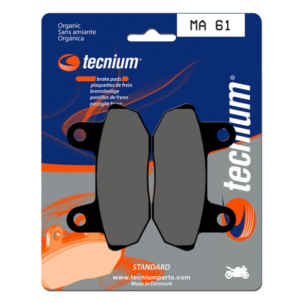 Plaquettes de frein moto Tecnium Tecnium MA61 organique