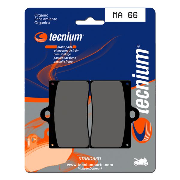 Plaquettes de frein moto Tecnium Tecnium MA66 organique