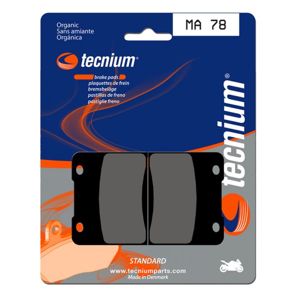 Plaquettes de frein moto Tecnium Tecnium MA78 organique