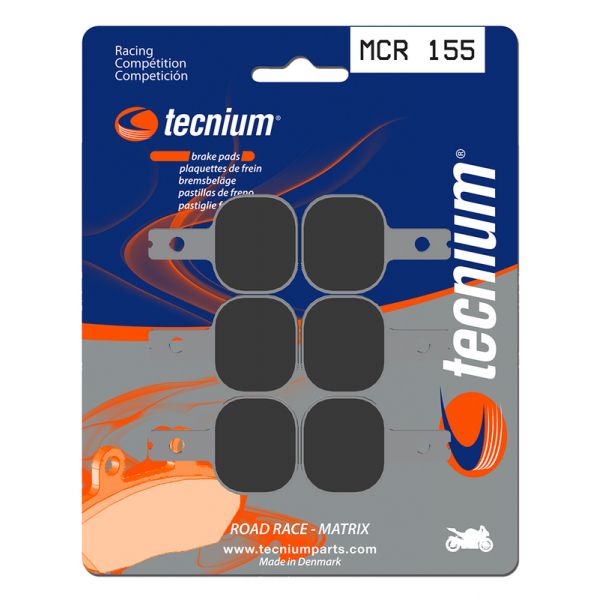 Plaquettes de frein moto Tecnium Tecnium MCR155 m�tal fritt� carbone