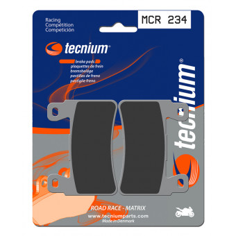 Plaquettes de frein moto Tecnium Tecnium MCR234 mtal fritt carbone