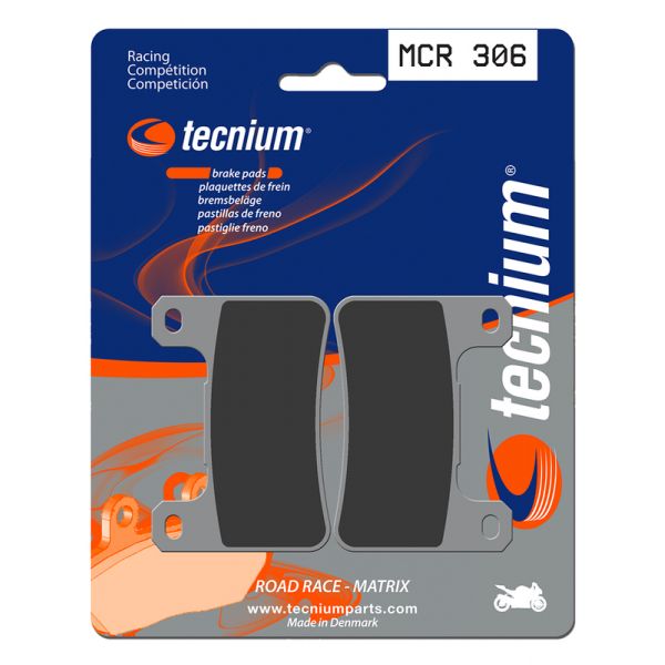 Plaquettes de frein moto Tecnium Tecnium MCR306 mtal fritt carbone
