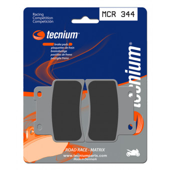 Plaquettes de frein moto Tecnium Tecnium MCR344 mtal fritt carbone