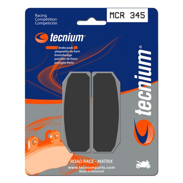 Plaquettes de frein moto Tecnium Tecnium MCR345 m�tal fritt� carbone