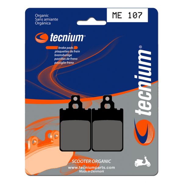 Plaquettes de frein moto Tecnium Tecnium ME107 organique