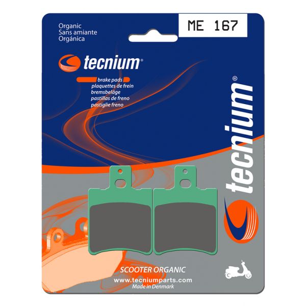 Plaquettes de frein moto Tecnium Tecnium ME167 organique