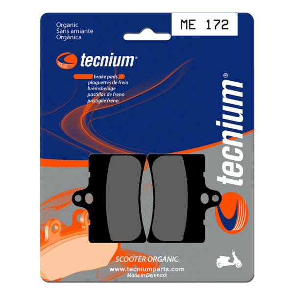 Plaquettes de frein moto Tecnium Tecnium ME172 organique