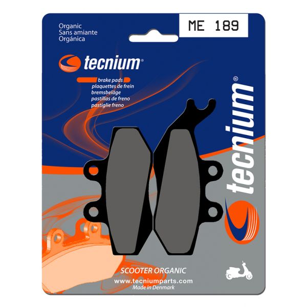 Plaquettes de frein moto Tecnium Tecnium ME189 organique