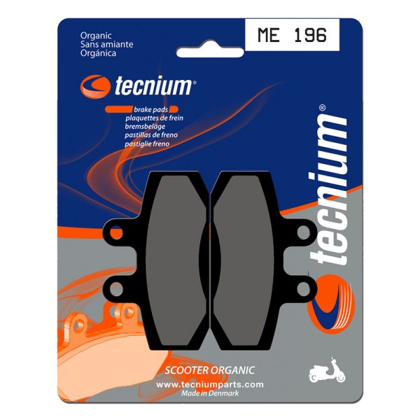 Plaquettes de frein moto Tecnium Tecnium ME196 organique