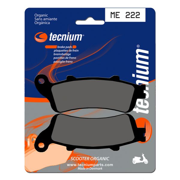 Plaquettes de frein moto Tecnium Tecnium ME222 organique