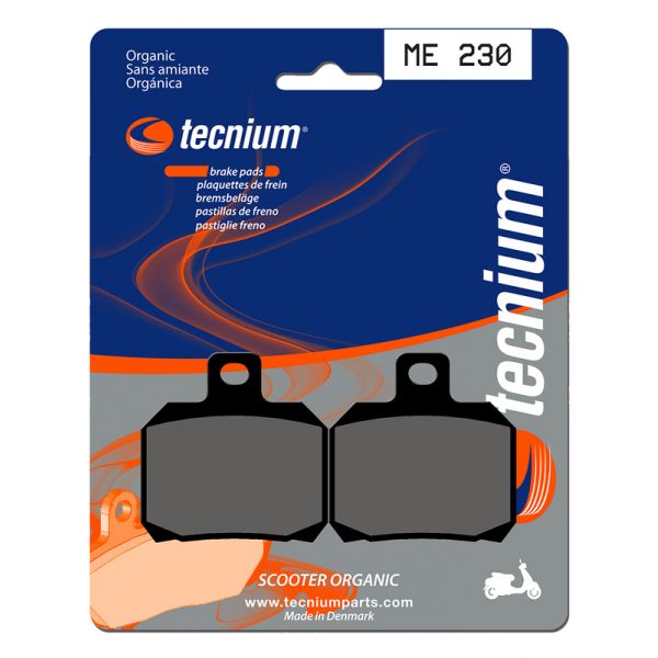 Plaquettes de frein moto Tecnium Tecnium ME230 organique Plaquettes de frein moto Tecnium Tecnium ME230 organique