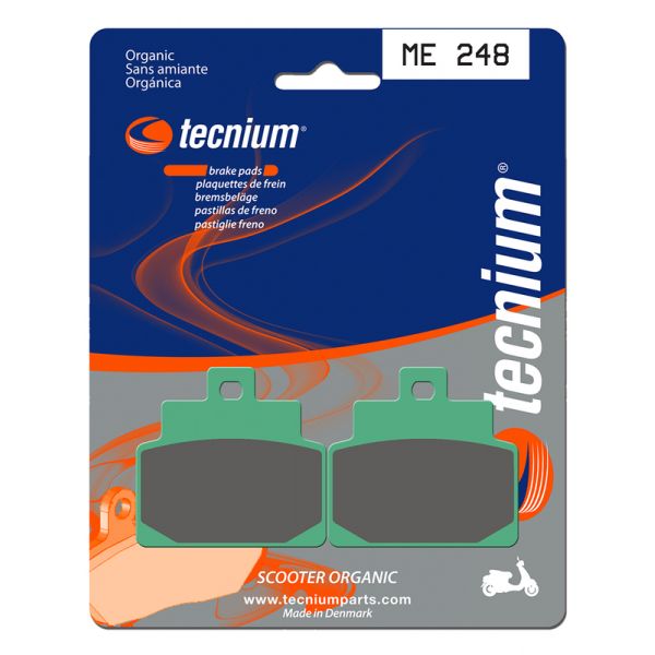 Plaquettes de frein moto Tecnium Tecnium ME248 organique