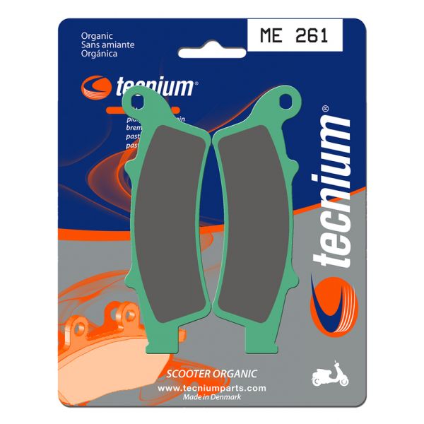 Plaquettes de frein moto Tecnium Tecnium ME261 organique