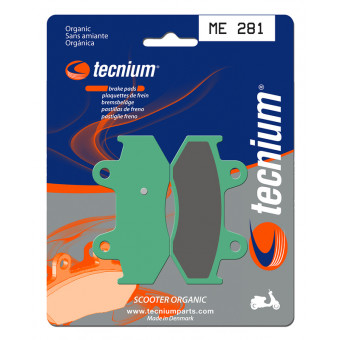 Plaquettes de frein moto Tecnium Tecnium ME281 organique