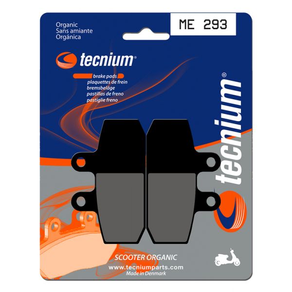 Plaquettes de frein moto Tecnium Tecnium ME293 organique