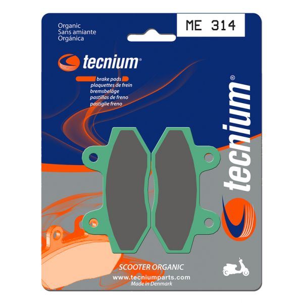 Plaquettes de frein moto Tecnium Tecnium ME314 organique