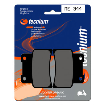 Plaquettes de frein moto Tecnium Tecnium ME344 organique Plaquettes de frein moto Tecnium Tecnium ME344 organique