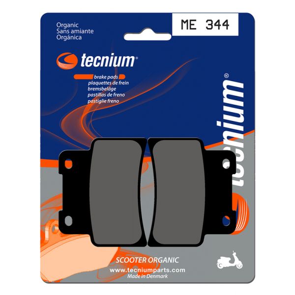 Plaquettes de frein moto Tecnium Tecnium ME344 organique