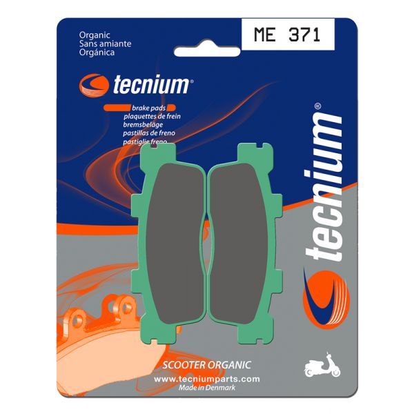 Plaquettes de frein moto Tecnium Tecnium ME371 organique