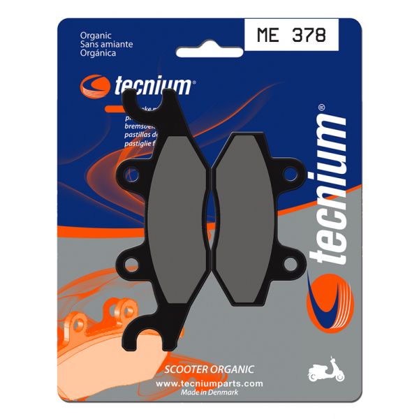 Plaquettes de frein moto Tecnium Tecnium ME378 organique