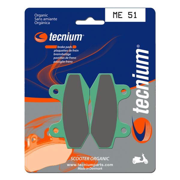 Plaquettes de frein moto Tecnium Tecnium ME51 organique