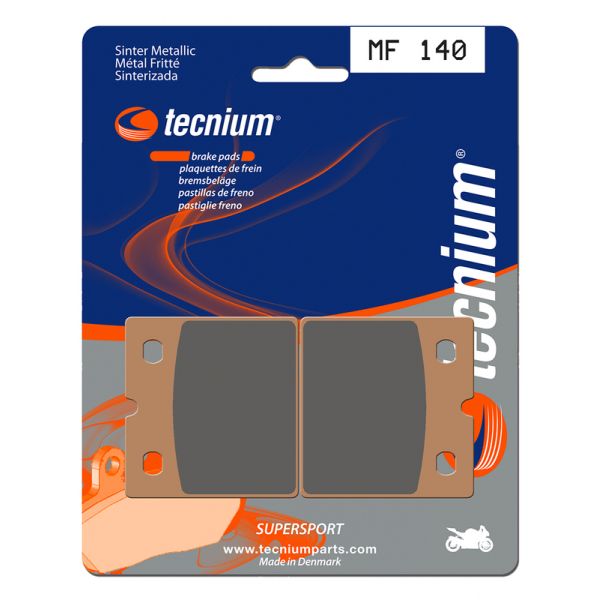 Plaquettes de frein moto Tecnium Tecnium MF140 mtal fritt