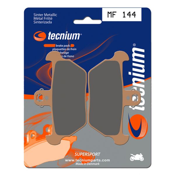 Plaquettes de frein moto Tecnium Tecnium MF144 métal fritté Plaquettes de frein moto Tecnium Tecnium MF144 métal fritté