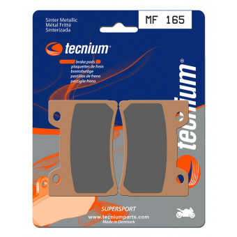 Plaquettes de frein moto Tecnium Tecnium MF165 métal fritté Plaquettes de frein moto Tecnium Tecnium MF165 métal fritté