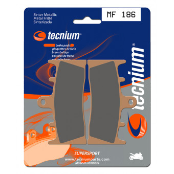 Plaquettes de frein moto Tecnium Tecnium MF186 mtal fritt