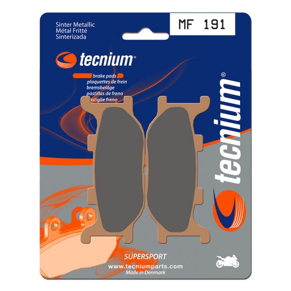 Plaquettes de frein moto Tecnium Tecnium MF191 mtal fritt