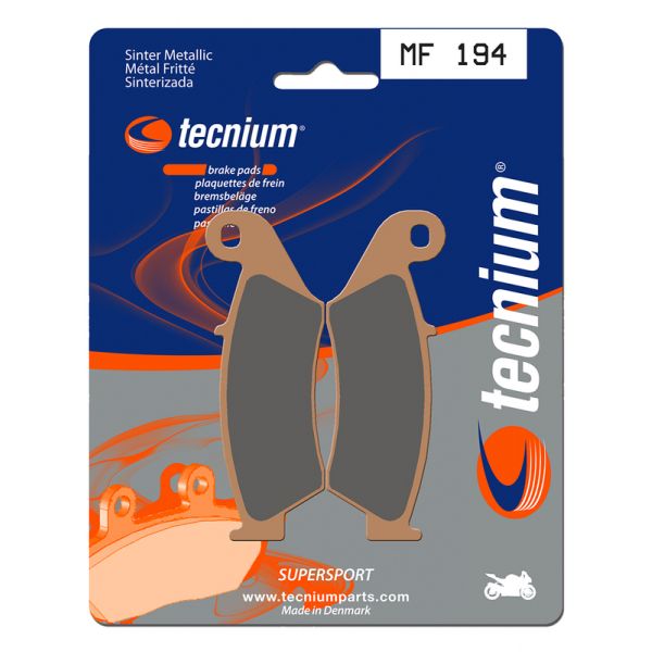 Plaquettes de frein moto Tecnium Tecnium MF194 mtal fritt