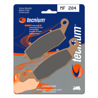 Plaquettes de frein moto Tecnium Tecnium MF204 mtal fritt