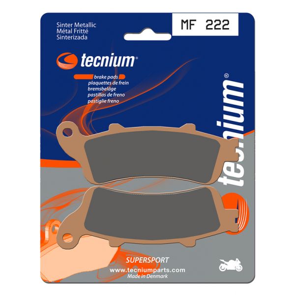 Plaquettes de frein moto Tecnium Tecnium MF222 m�tal fritt�
