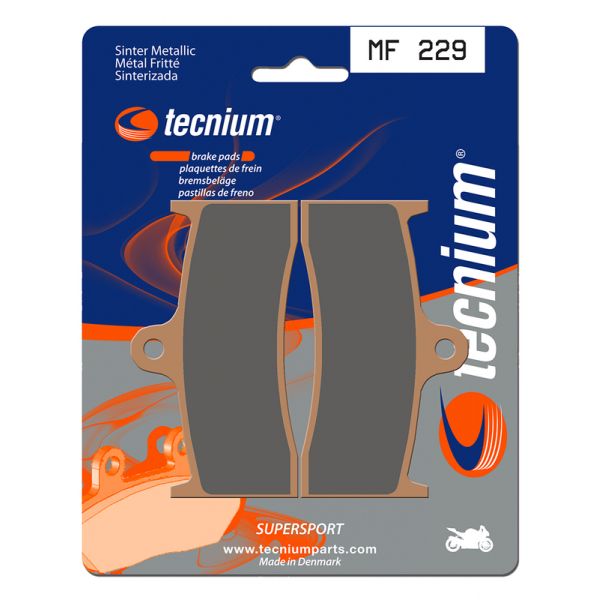 Plaquettes de frein moto Tecnium Tecnium MF229 mtal fritt
