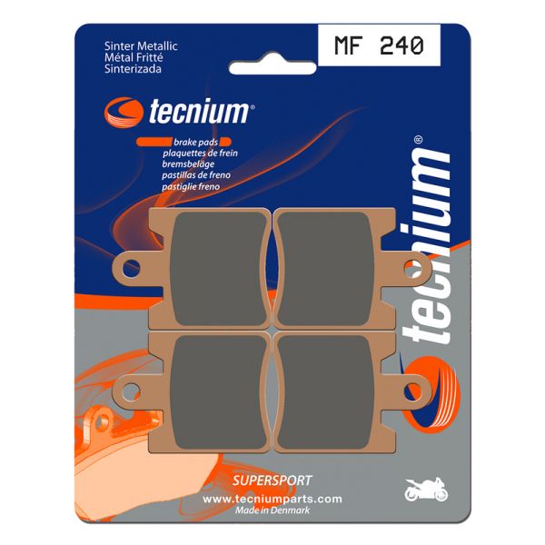 Plaquettes de frein moto Tecnium Tecnium MF240 mtal fritt