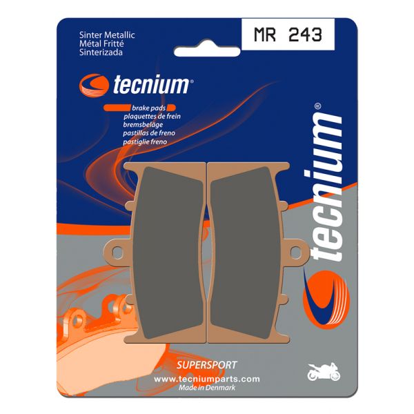 Plaquettes de frein moto Tecnium Tecnium MF243 mtal fritt